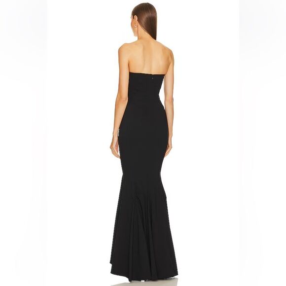 NEW Michael Costello x Revolve Billie Gown Black Size XS - Picture 3 of 9